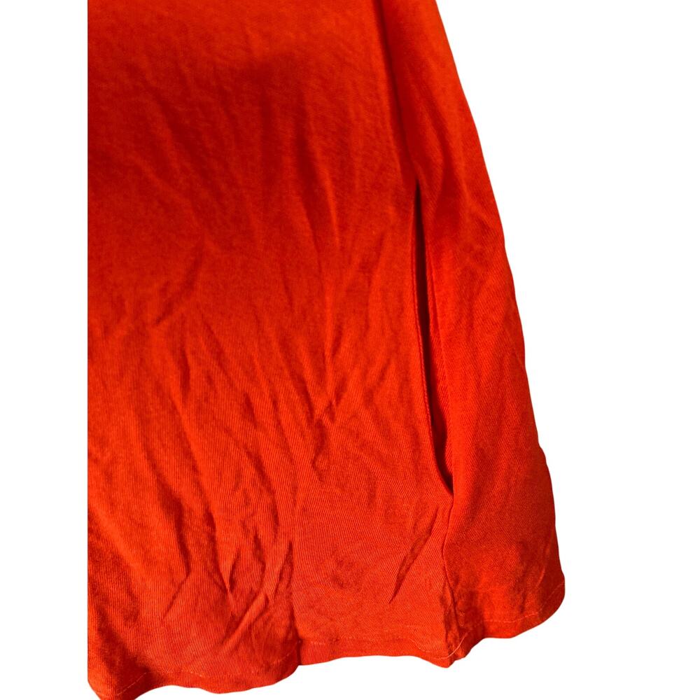 H&M Red Sleeveless Swing Dress Womens Small Flowy Casual Mini - Picture 6 of 7